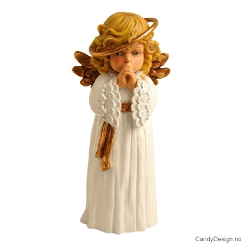 Engel med glorie rundt hode