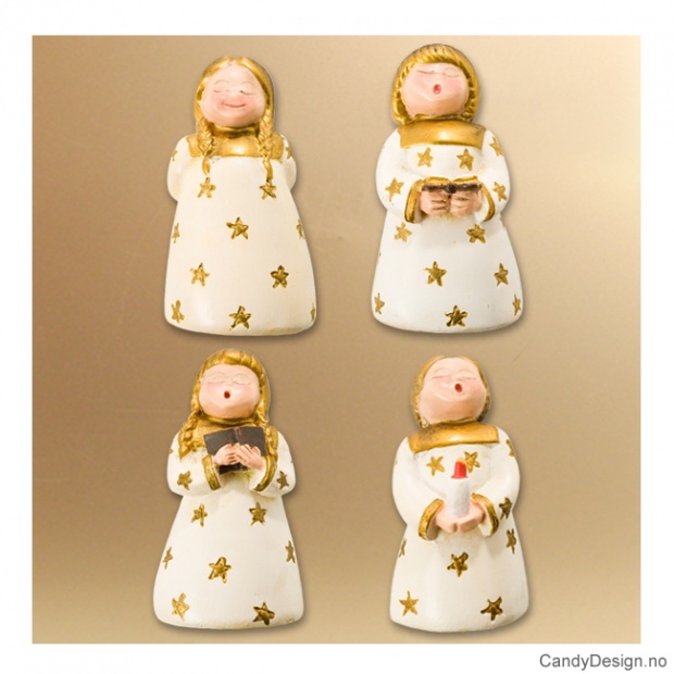 Engler med magnet - Offwhite