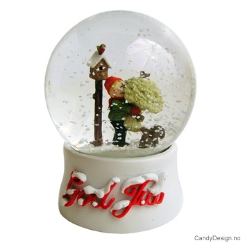 Snowglobe with boy
