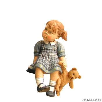 Carl Larsson children  Girl with teddybear