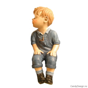 Carl Larsson children  Boy with his hands in his lap