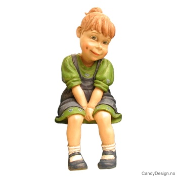 Sitting Carl Larsson children  Shy girl