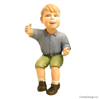 Sitting Carl Larsson children  Bragging boy