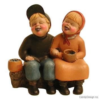 Mona Lærum par - Blåbærplukker