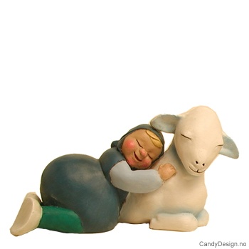 Girl with lamb