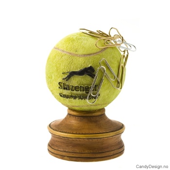 Stor magnetball med stand - Tennisball