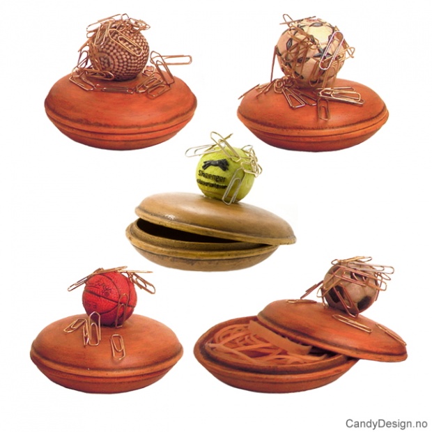 Box and ball with magnet - Assorted