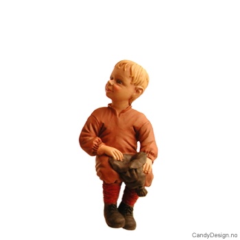 Carl Larsson - Gutt med hatten i hånden