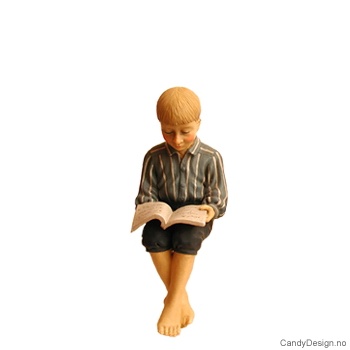 Carl Larsson - Gutt i blått med bok