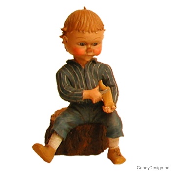 Sommerbarn Pål og Kari  Pål smir uten lue