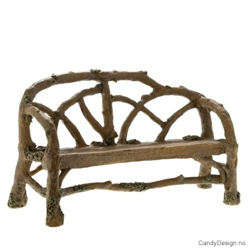 Buet sofa for figurer - brun