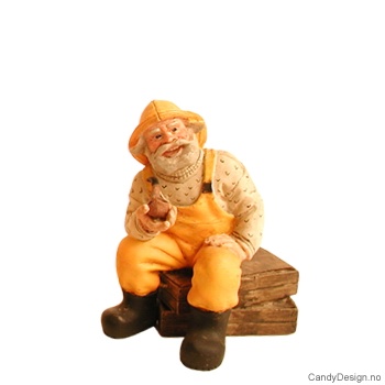 Medium fisker på kasse