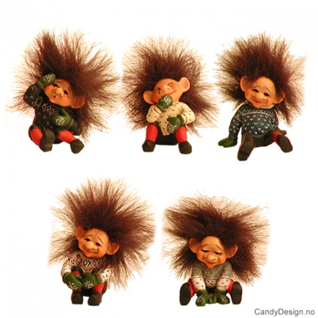 Wintertroll sitting - Mini