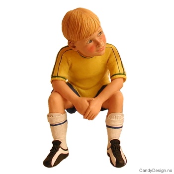 Fotballgutt figur