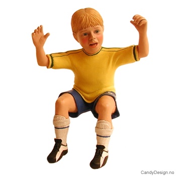 Fotballgutt figur