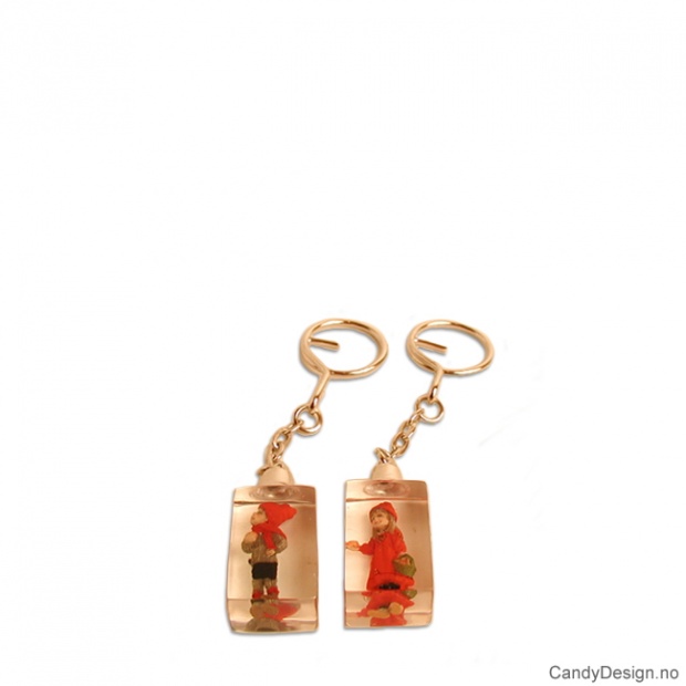 Nøkkelring - Carl Larsson Britta og bror