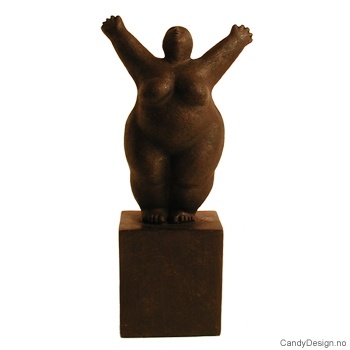 Fat woman skulptur - Freedom