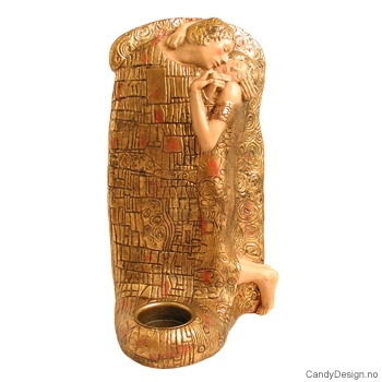 Gustav Klimt - kyssende par - lysestake