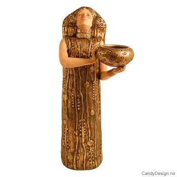 Gustav Klimt - kvinne med lysholder