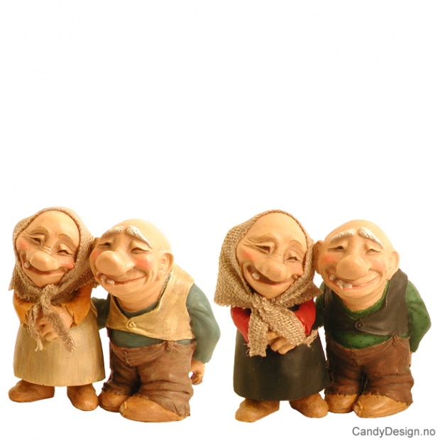 Troll couple souvenir big assorted
