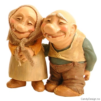 Trollpar suvenir - stort