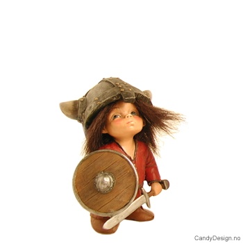 Vikinger små - fluffy hår