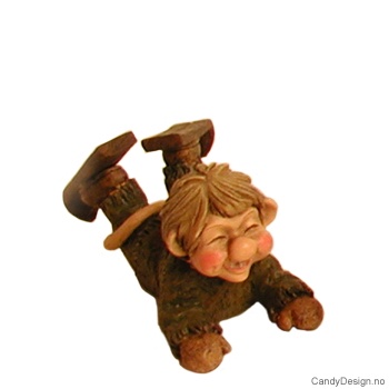 Vinter troll på ski