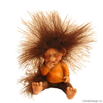 Småtroll suvenir - Sittende