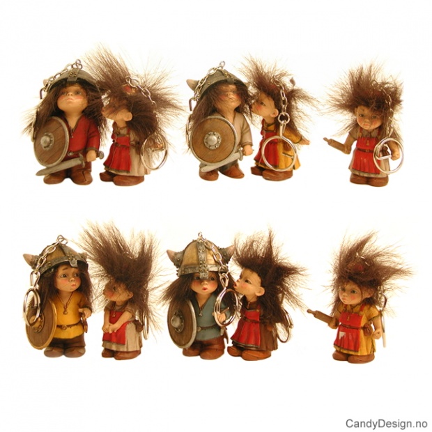 Viking nøkkelring suvenirer - stående