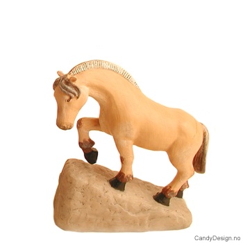 Kløvhest med bar rygg