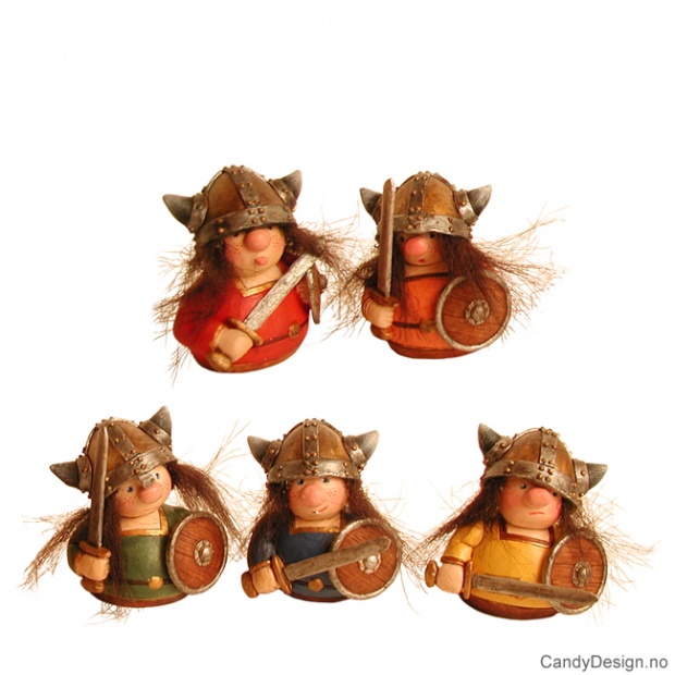 Small vikingtrolls assorted