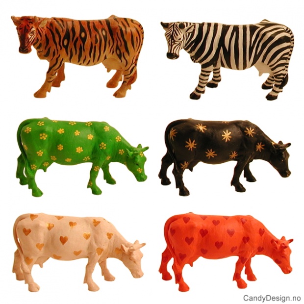 Assorted cows