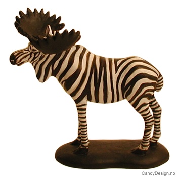 Elg med sebra mønster