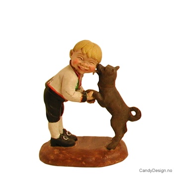 Child in national costume souvenir