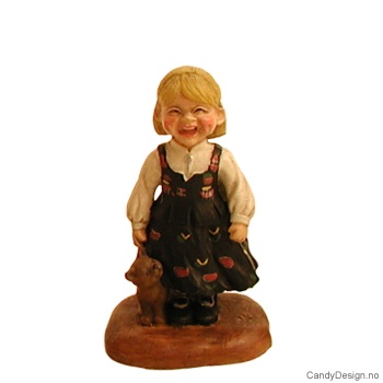 Child in national costume souvenir