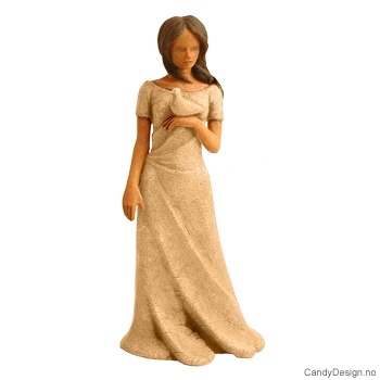Girl figurine  with dowe