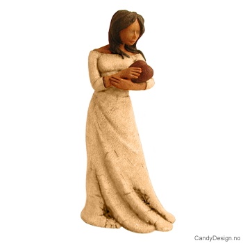 Pike figur med hjerte