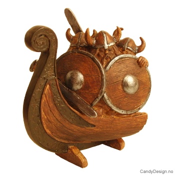 Vikings and part of ship