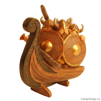 3 Vikings and part of ship