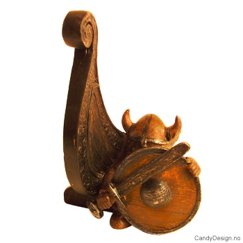 Vikings and part of ship