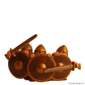 3 Vikings without horns 