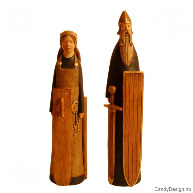 Modern Viking souvenirs - Man and woman assorted