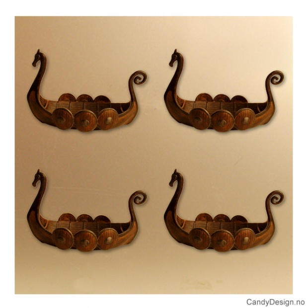 Vikingship souvenir magnet