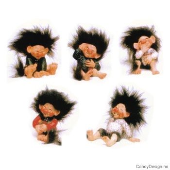 Småtroll suvenirer assortert