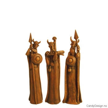 Små trøtte vikingkrigere - antik