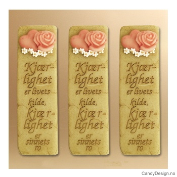 Kjærlighetsord magnet - Kjærlighet er livets kilde, kjærlighet er sinnets ro