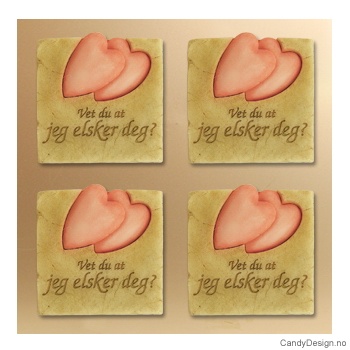 Kjærlighetsord magnet - Vet du at jeg elsker deg