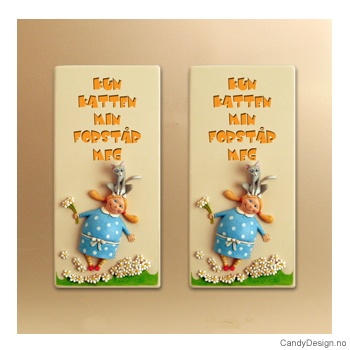 Magnet plaques with relief - Kun katten min forstår meg