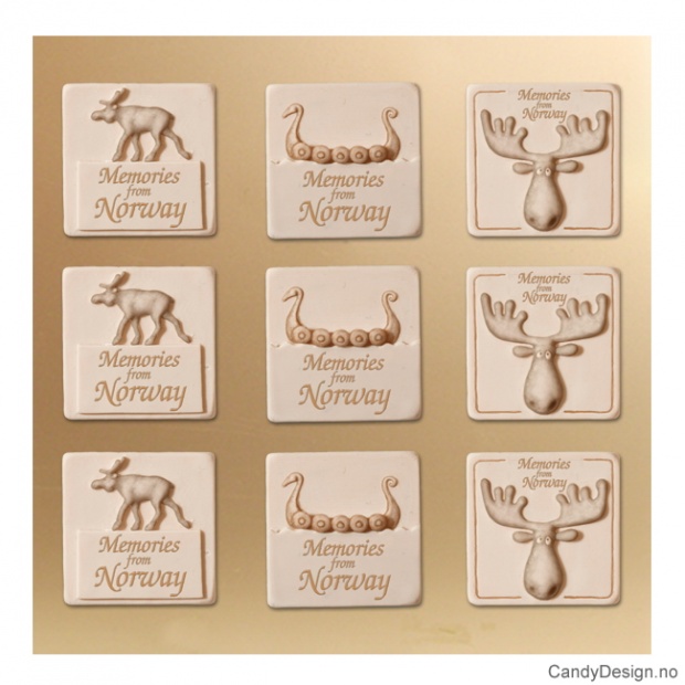 Magneter - kun elg, elghode og vikingskip