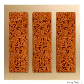 Snorre viking suvenir magnetplater